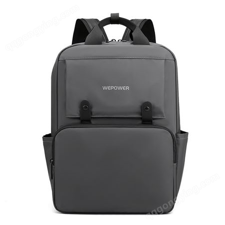 新款男士商务双肩包 大容量休闲旅行背包 潮牌学生电脑书包礼品
