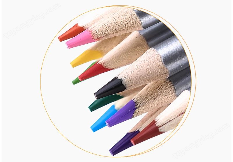 跨境专供手工彩盒装60支铅笔 素描水溶彩色铅笔套装 专业美术用品