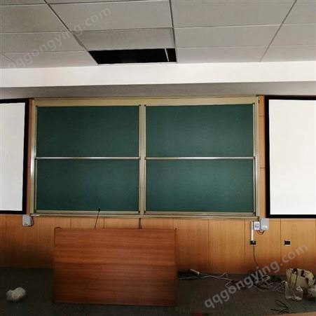 多媒体升降电动遥控后黑板礼堂会议室用 大白板文华教学